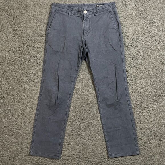 Bonobos Pants Mens 30x30 Blue Slim Fit Chinos Stretch Preppy Casual - Picture 1 of 15